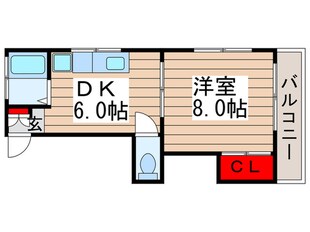 コ－ポアキザワ　北初富の物件間取画像